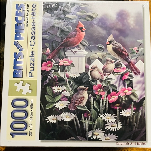 NWT 1000 Piece Puzzle Cardinals - Picture 2 of 4